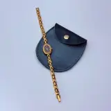 Helbros goldplated dameshorloge met diamant – foto 5 – kavel bij Onlineveilingmeester