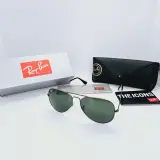 Rayban zonnebril Aviator Large Metal gunmetal green – kavel bij Onlineveilingmeester