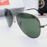 Rayban zonnebril Aviator Large Metal gunmetal green – foto 4 – kavel bij Onlineveilingmeester