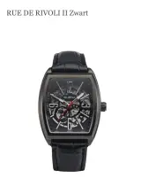 Buona Rue De Rivoli II zwart automatisch herenhorloge – kavel bij Onlineveilingmeester