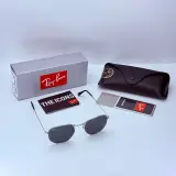 Rayban Zonnebril Hexagonal silver grey – foto 2 – kavel bij Onlineveilingmeester