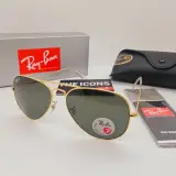 Rayban zonnebril Aviator Large Metal arista green polarized – kavel bij Onlineveilingmeester