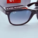 Rayban Zonnebril New Wayfarer black gradient blue – foto 3 – kavel bij Onlineveilingmeester