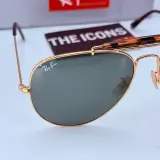 Rayban zonnebril Outdoorsman II arista green – foto 3 – kavel bij Onlineveilingmeester