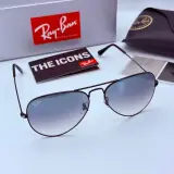 Rayban Zonnebril Aviator Large Metal black gradient blue – kavel bij Onlineveilingmeester