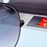 Rayban Zonnebril Aviator Large Metal black gradient blue – foto 5 – kavel bij Onlineveilingmeester
