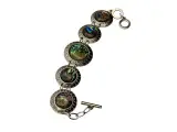 Armband + collier + oorbellen met abalone/parelmoer – foto 4 – kavel bij Onlineveilingmeester