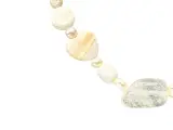 Collier witte jade, zoetwater parels, gepolijst parelmoer en kristallen – foto 2 – kavel bij Onlineveilingmeester