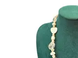 Collier witte jade, zoetwater parels, gepolijst parelmoer en kristallen – foto 3 – kavel bij Onlineveilingmeester
