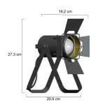 2x Industriële tafellamp met E27 fitting, Mexlite, Carré 3380ZW, Zwart, 2026 – foto 3 – kavel bij Onlineveilingmeester, Heerenveen