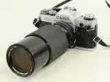 Canon AE-1 spiegelreflexcamera met lenzen en toebehoren – foto 17 – kavel bij De Kringwinkel, Antwerpen
