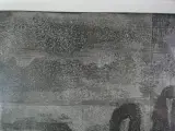 Mysterieus Surrealistisch Kunstwerk achter glas – foto 7 – kavel bij De Kringwinkel, Heverlee