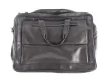 Zwarte leren laptoptas UEFA Champions League – kavel bij De Kringwinkel, Heverlee