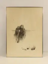 Rudy de Rybel (1949–2025) litho – Meester-magiër Iskander, 1974 – foto 2 – kavel bij De Kringwinkel, Antwerpen