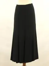 GIORGIO ARMANI - Elegante zwarte zijden maxirok - Made in Italy – kavel bij De Kringwinkel, Antwerpen