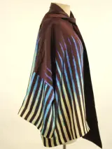ESSENTIEL ANTWERP - Prachtige oversized blouse met kleurrijke print en sjaalkraag – foto 6 – kavel bij De Kringwinkel, Antwerpen