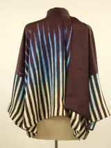 ESSENTIEL ANTWERP - Prachtige oversized blouse met kleurrijke print en sjaalkraag – foto 7 – kavel bij De Kringwinkel, Antwerpen