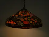 Tiffany-stijl hanglamp met libellenmotief – foto 2 – kavel bij De Kringwinkel, Heverlee