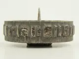 Koppel brutalistische metalen kandelaars – foto 3 – kavel bij De Kringwinkel, Antwerpen