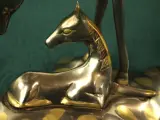 Vintage metalen paardensculptuur van Merrie met Veulen – foto 6 – kavel bij De Kringwinkel, Antwerpen