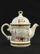 Sadler "Made in England" HorseGuards 4661 Londen Heritage collection vintage theepot – kavel bij De Kringwinkel, Antwerpen