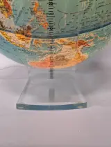 Vintage Scan-Globe A/S Verlichte wereldbol - Denemarken 1992 - Plexiglas voet – foto 7 – kavel bij De Kringwinkel, Gent