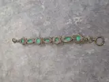 Zilveren hanger en armband met turquoise stenen – foto 13 – kavel bij De Kringwinkel, Gent