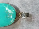 Zilveren hanger en armband met turquoise stenen – foto 6 – kavel bij De Kringwinkel, Gent