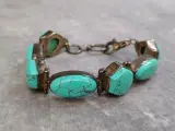 Zilveren hanger en armband met turquoise stenen – foto 8 – kavel bij De Kringwinkel, Gent