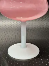 Italiaans opaline glaswerk in roze en wit uit de jaren 50 en 60 - driedelig – foto 20 – kavel bij De Kringwinkel, Gent
