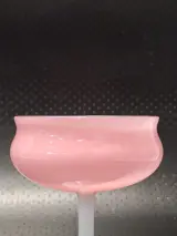 Italiaans opaline glaswerk in roze en wit uit de jaren 50 en 60 - driedelig – foto 21 – kavel bij De Kringwinkel, Gent