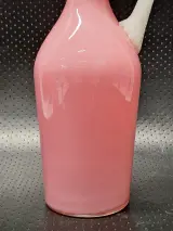 Italiaans opaline glaswerk in roze en wit uit de jaren 50 en 60 - driedelig – foto 4 – kavel bij De Kringwinkel, Gent