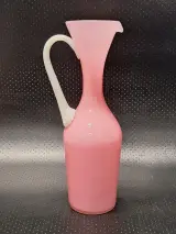 Italiaans opaline glaswerk in roze en wit uit de jaren 50 en 60 - driedelig – foto 7 – kavel bij De Kringwinkel, Gent