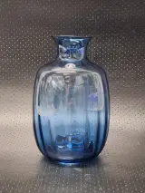 IKEA TONSÄTTA mondgeblazen vaas van blauw optic glas – foto 2 – kavel bij De Kringwinkel, Gent