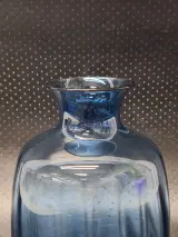 IKEA TONSÄTTA mondgeblazen vaas van blauw optic glas – foto 4 – kavel bij De Kringwinkel, Gent
