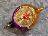 Vintage glazen kerstballen en piek met reflectors – foto 2 – kavel bij De Kringwinkel, Gent