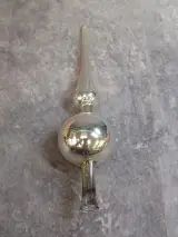 Vintage glazen kerstballen en piek met reflectors – foto 23 – kavel bij De Kringwinkel, Gent