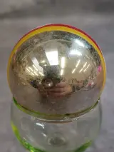 Vintage glazen kerstdecoratie set: piek, kerstballen en kralenslinger – foto 16 – kavel bij De Kringwinkel, Gent
