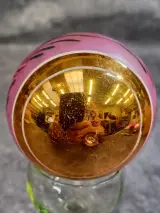 Vintage glazen kerstdecoratie set: piek, kerstballen en kralenslinger – foto 20 – kavel bij De Kringwinkel, Gent