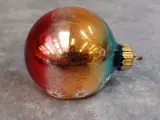 Vintage glazen kerstpiek en bijpassende kerstbal met reflector – foto 4 – kavel bij De Kringwinkel, Gent