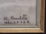Originele houtskooltekening stilleven - H. Baetslé - 1946 – foto 6 – kavel bij De Kringwinkel, Gent