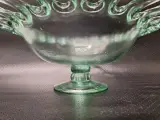 Fruitschaal van groen Spaans glas op voet - Vidrios San Miguel – foto 4 – kavel bij De Kringwinkel, Gent