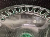 Fruitschaal van groen Spaans glas op voet - Vidrios San Miguel – foto 5 – kavel bij De Kringwinkel, Gent