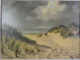 Sfeervol Romantisch-Impressionistisch Duinzicht – Jos Van Belleghem (1894–1970) – foto 3 – kavel bij De Kringwinkel, Heverlee