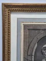 Antieke Gravure na Jean-Baptiste Greuze door Carlo Antonio Porporati - "Dédié à Le Duc de Choiseul" (kind met hondje) – foto 8 – kavel bij De Kringwinkel, Gent