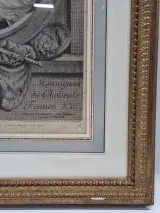 Antieke Gravure na Jean-Baptiste Greuze door Carlo Antonio Porporati - "Dédié à Le Duc de Choiseul" (kind met hondje) – foto 9 – kavel bij De Kringwinkel, Gent