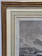 Antieke gravure naar Adriaen van de Velde door François Basan - "Le retour des champs" (Het terugkeren van de velden) – foto 11 – kavel bij De Kringwinkel, Gent