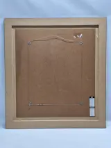 Ingelijste zwart-wit kunstfoto - hond voor een openstaande vintage koelkast (inlijsting door Schleiper) – foto 9 – kavel bij De Kringwinkel, Gent