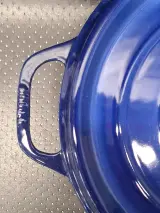 Staub La Cocotte gietijzeren braadpan, diameter 26 cm in donkerblauw – foto 4 – kavel bij De Kringwinkel, Gent