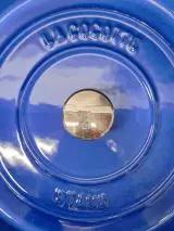 Staub La Cocotte gietijzeren braadpan, diameter 26 cm in donkerblauw – foto 5 – kavel bij De Kringwinkel, Gent